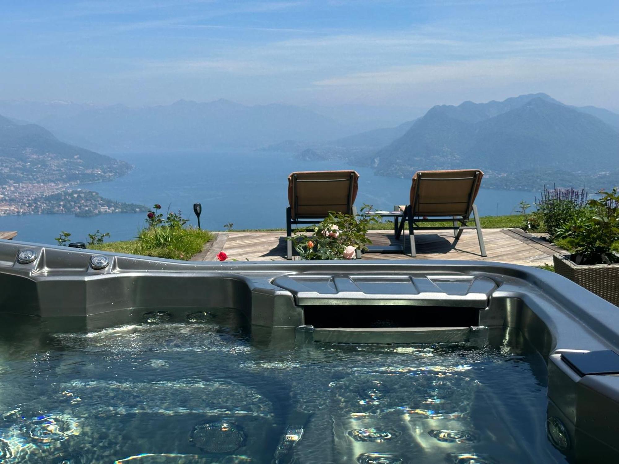 ستريزا Private Luxury Spa & Silence Retreat With Spectacular View Over The Lake Maggiore المظهر الخارجي الصورة